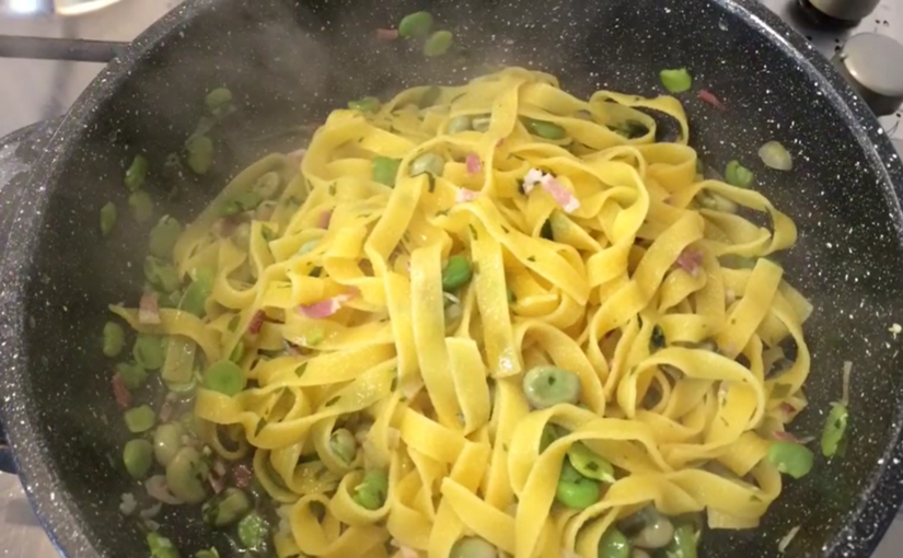 Tagliolini alla fave