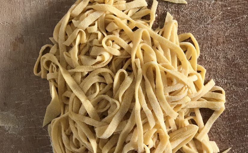 Tagliatelle all’uovo fatte in casa