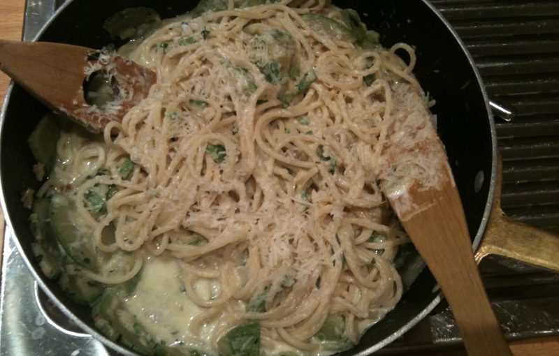 Spaghetti e zucchine